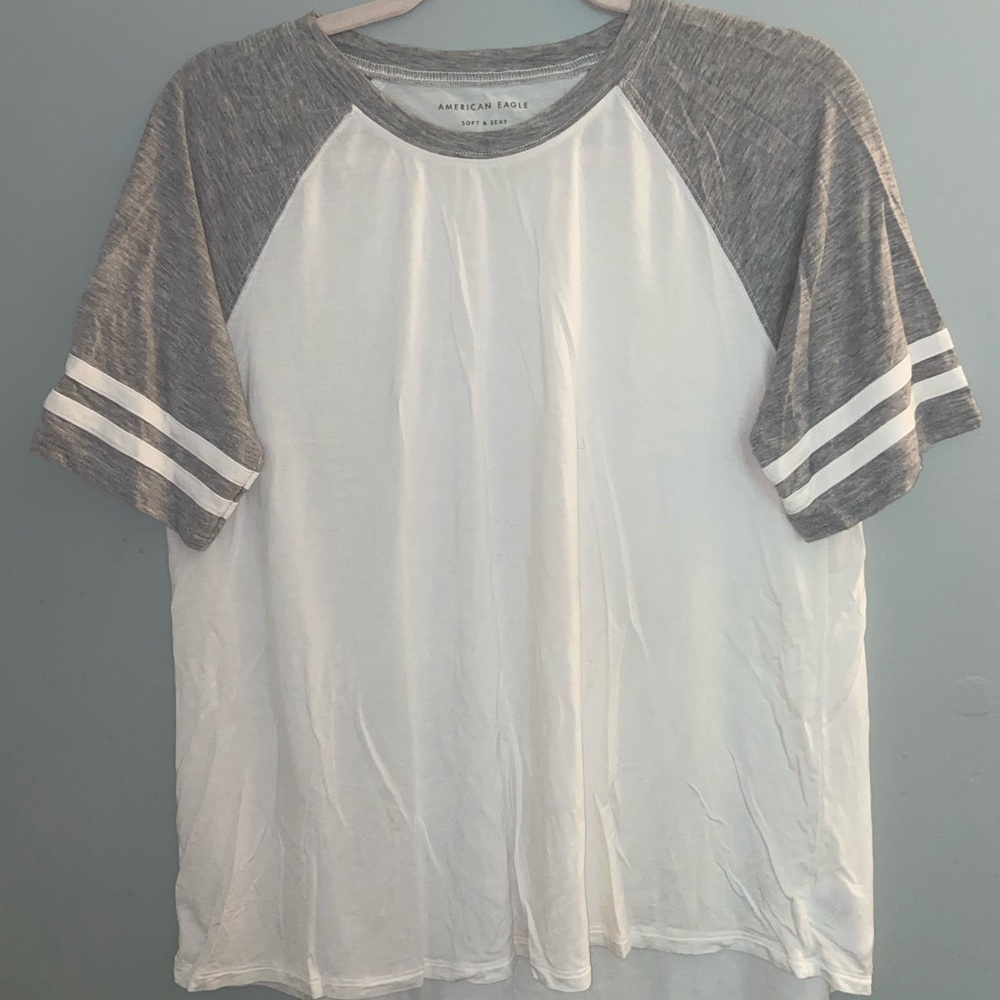 Grey short sleeve t-shirt from American Eagle